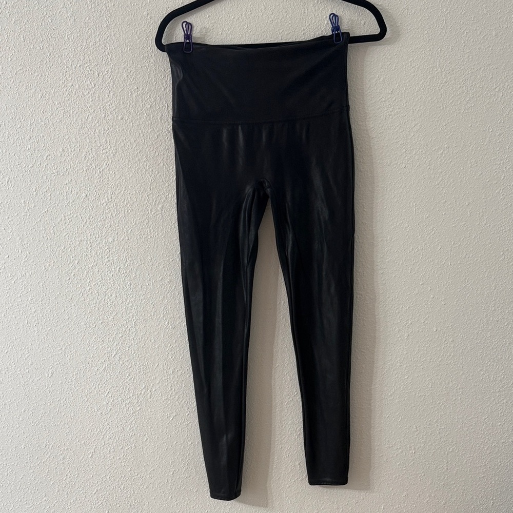 SPANX Charcoal High-Rise Leggings